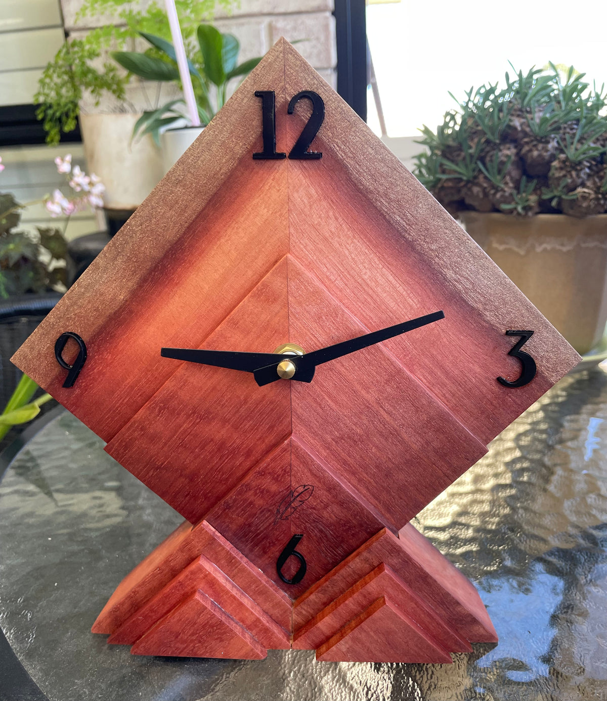 Art Deco style table clock