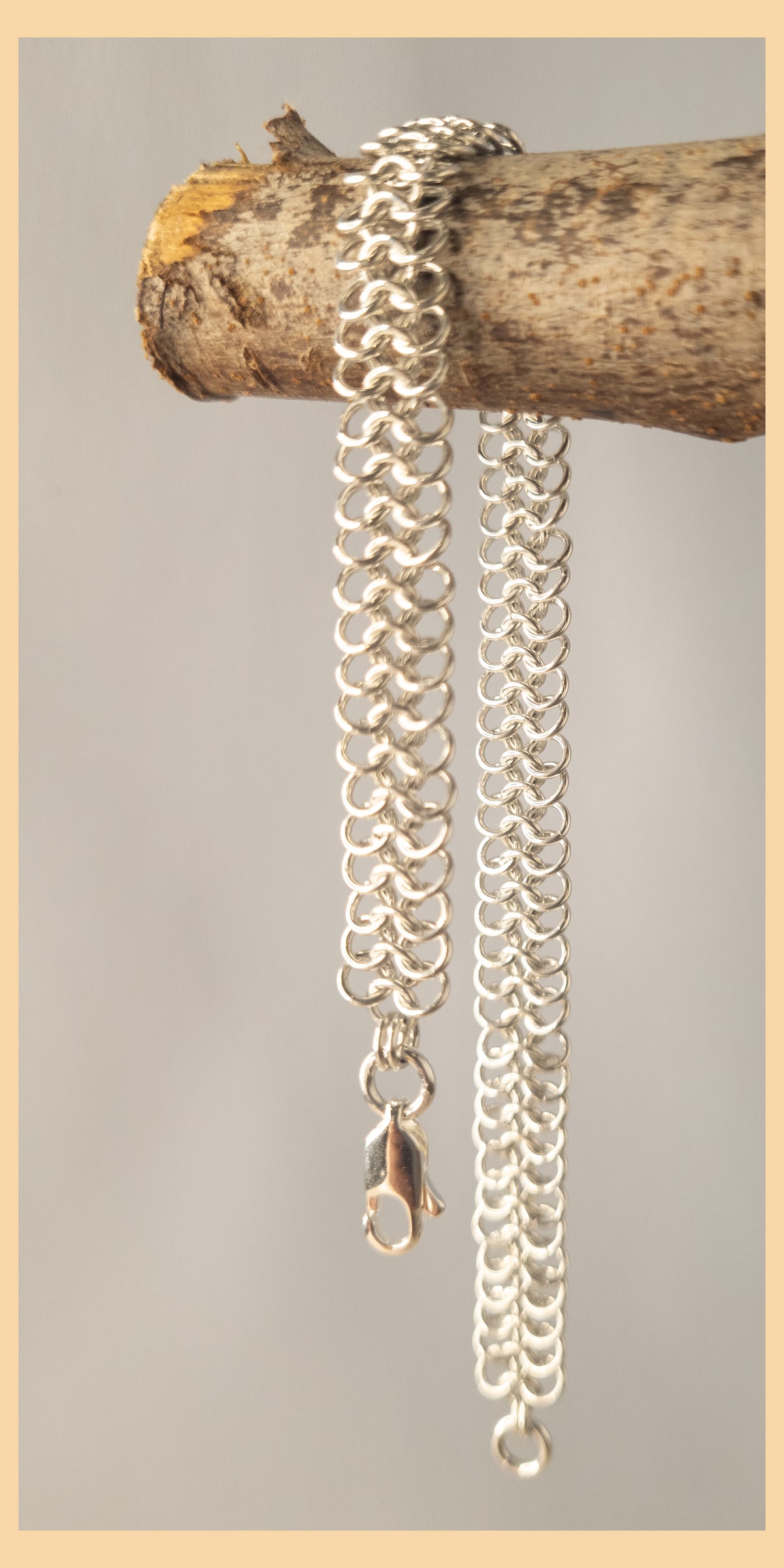 Chainmaille European 4 in 1 Weave Bracelet