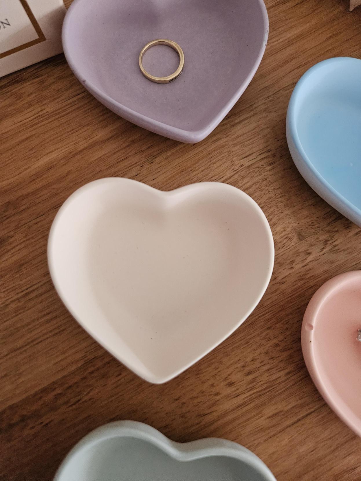 Heart trinket dish
