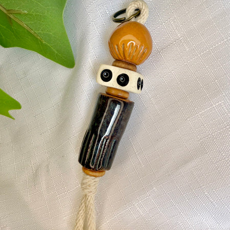 Clay Bead Keyring Decorative Piece