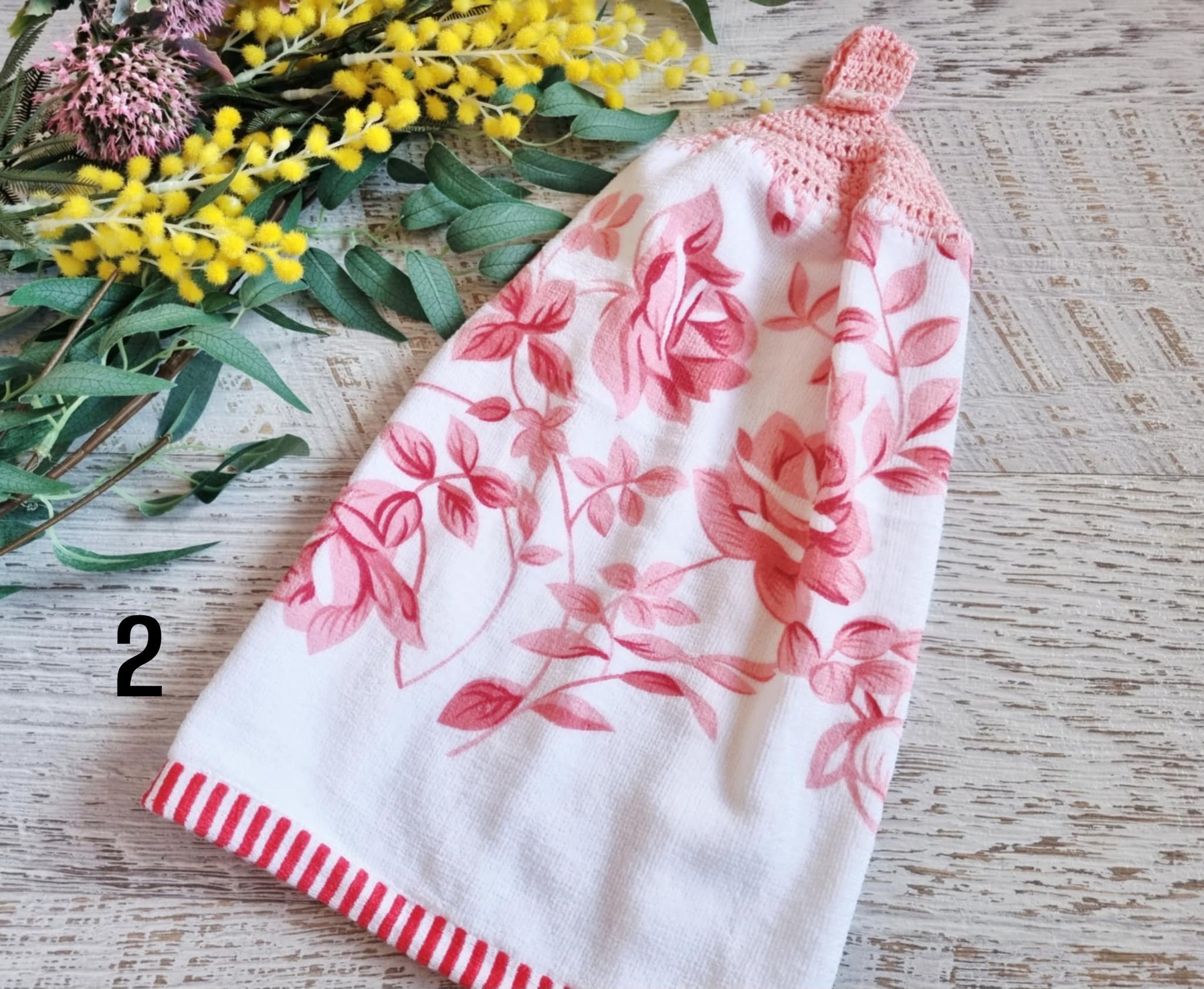 Kitchen Hand Towel | Hanging | Cotton | SINGLE LAYER | 9 Styles - 1-9