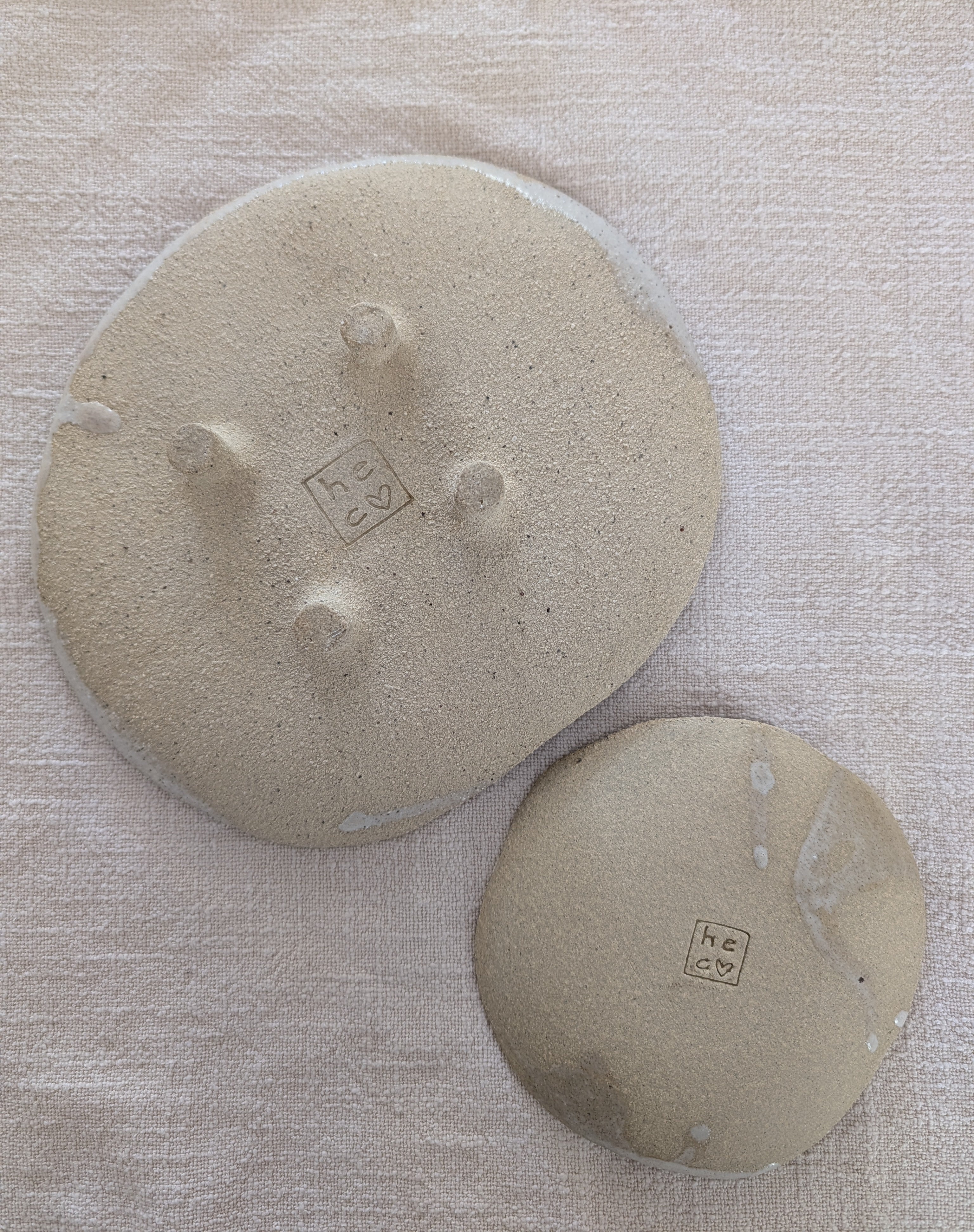 Standing Ceramic Bowl Set - 'grounded yet lifted'