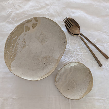 Standing Ceramic Bowl Set - 'grounded yet lifted'