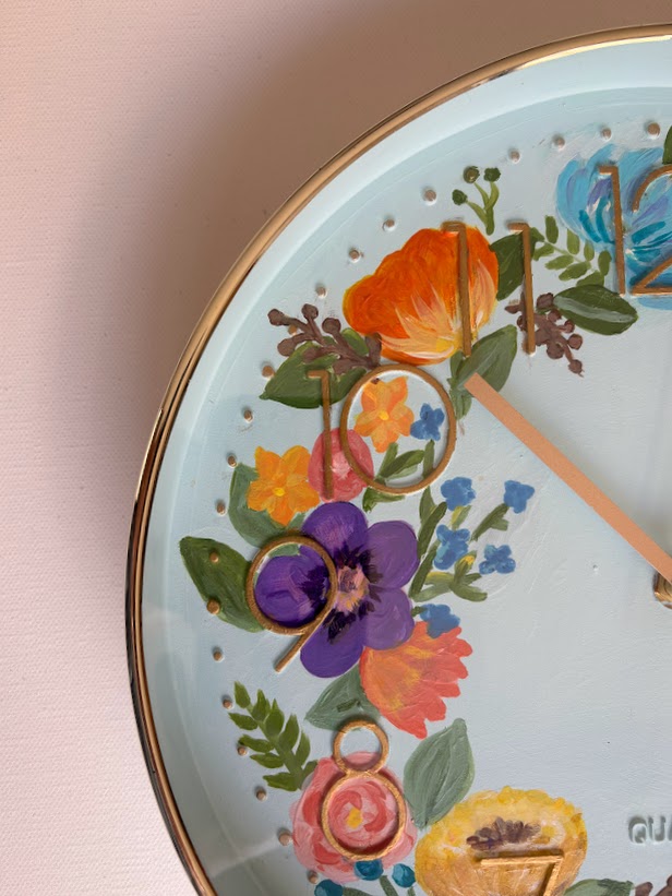 Floral Wall Clock