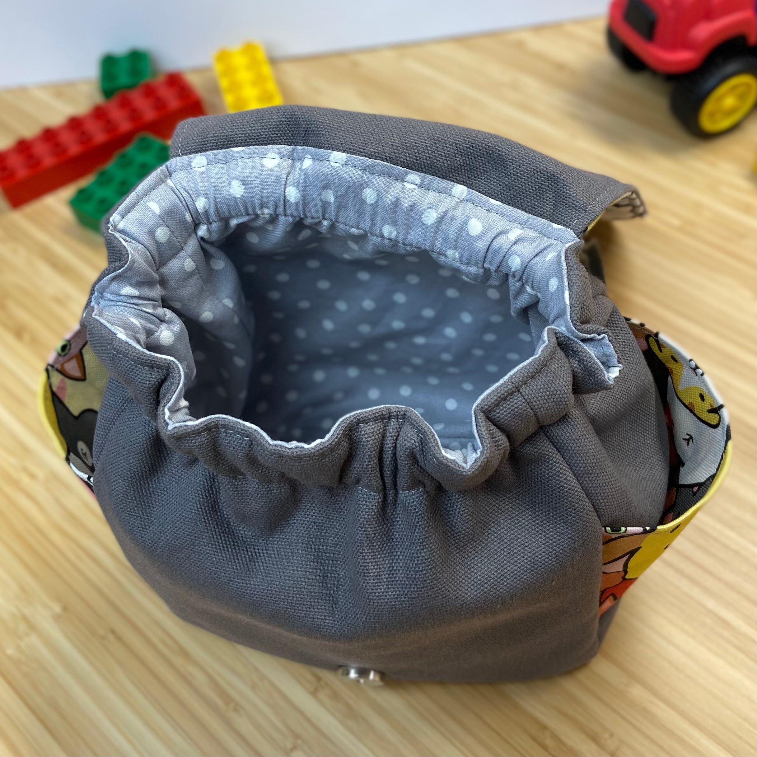 Handmade Toddler Backpack - Cats & Dogs