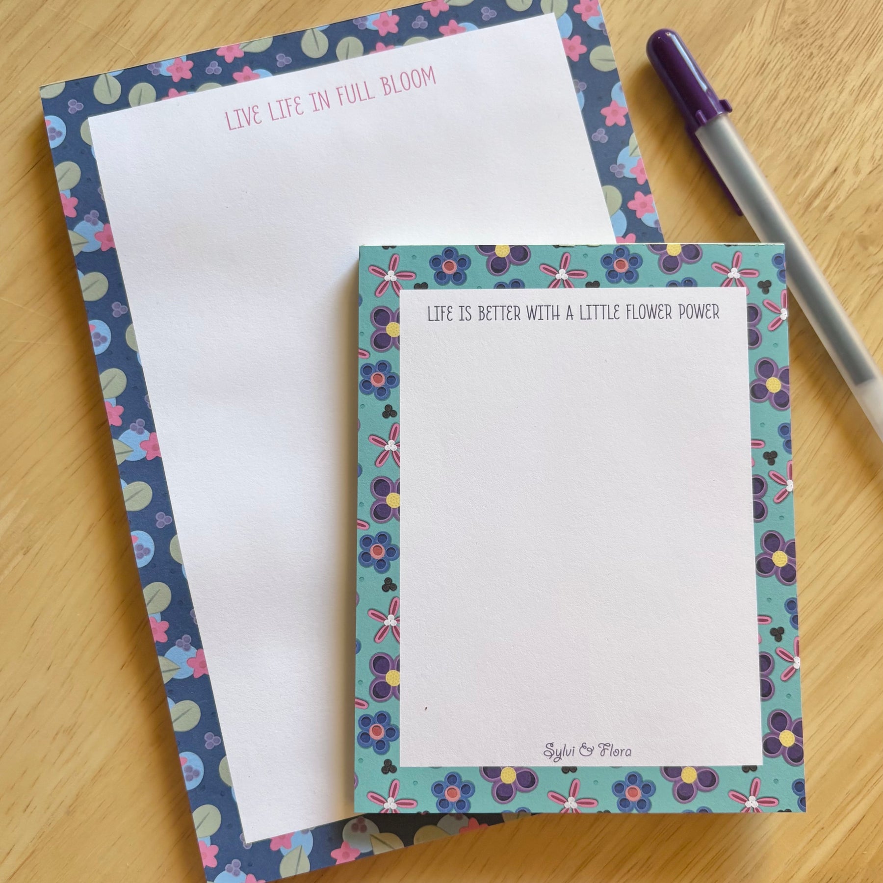 A5 Notepad, 4 designs