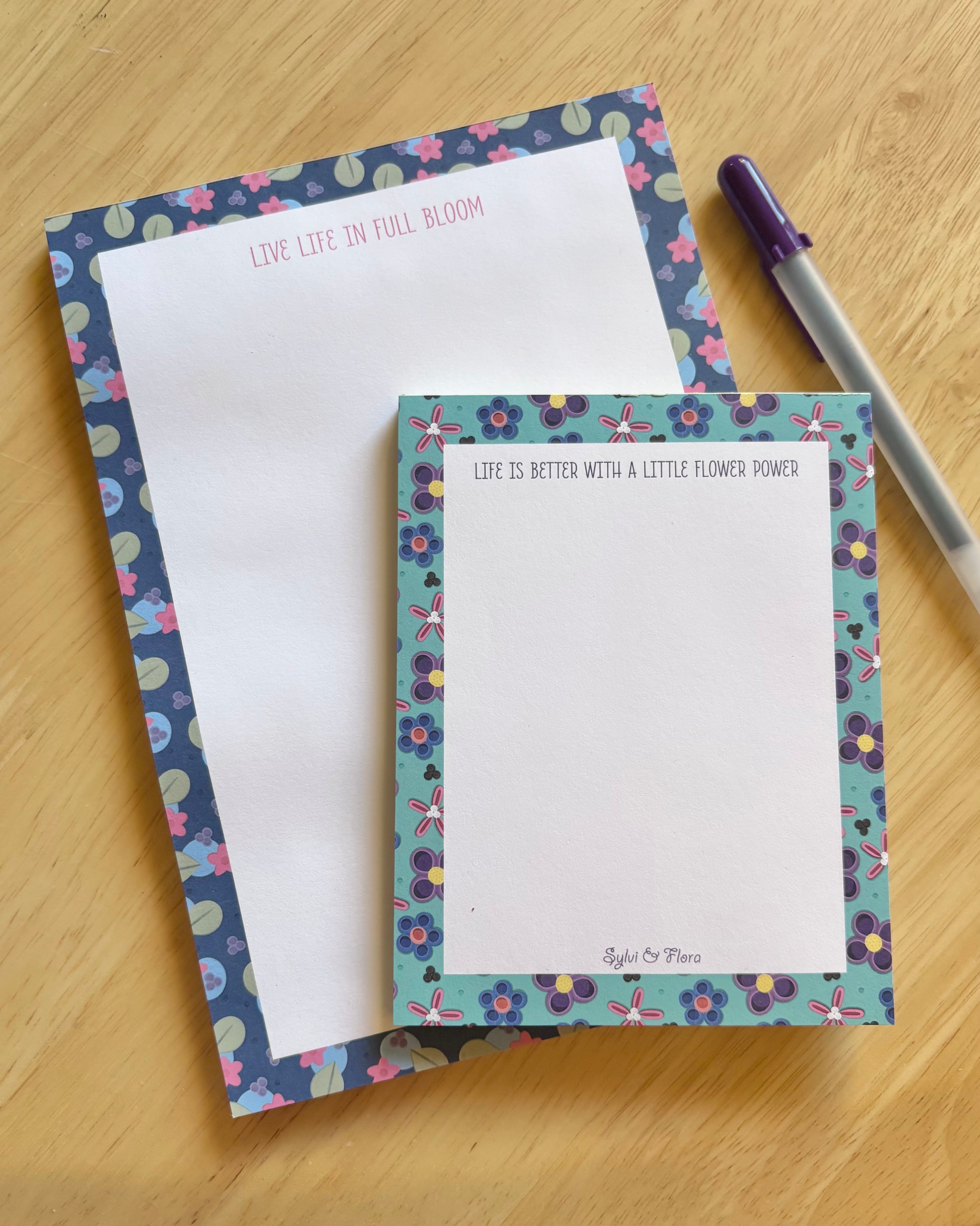 A5 Notepad, 4 designs