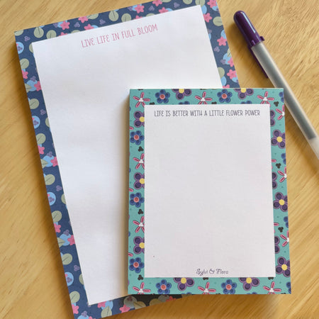 A5 Notepad, 4 designs