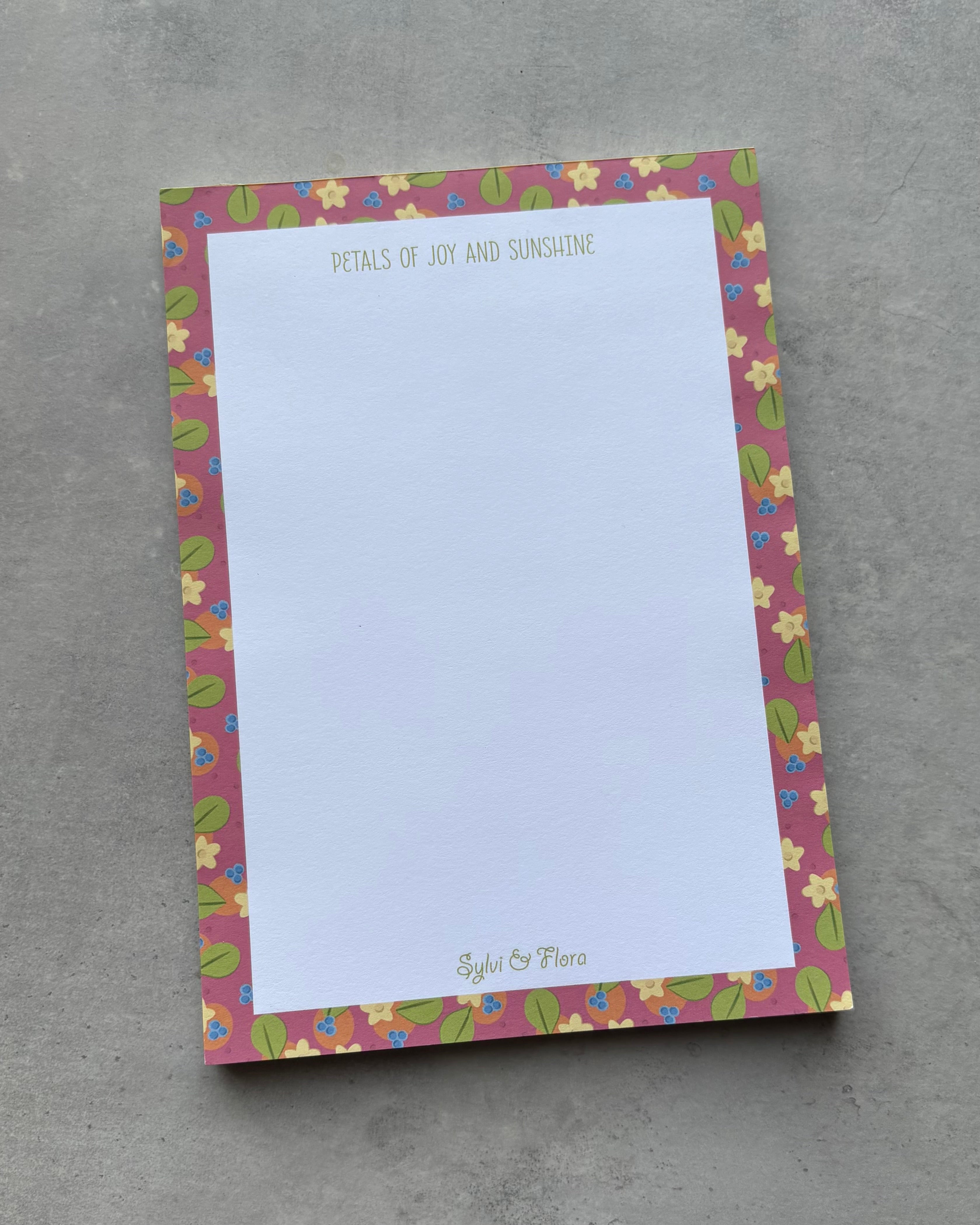 A5 Notepad, 4 designs