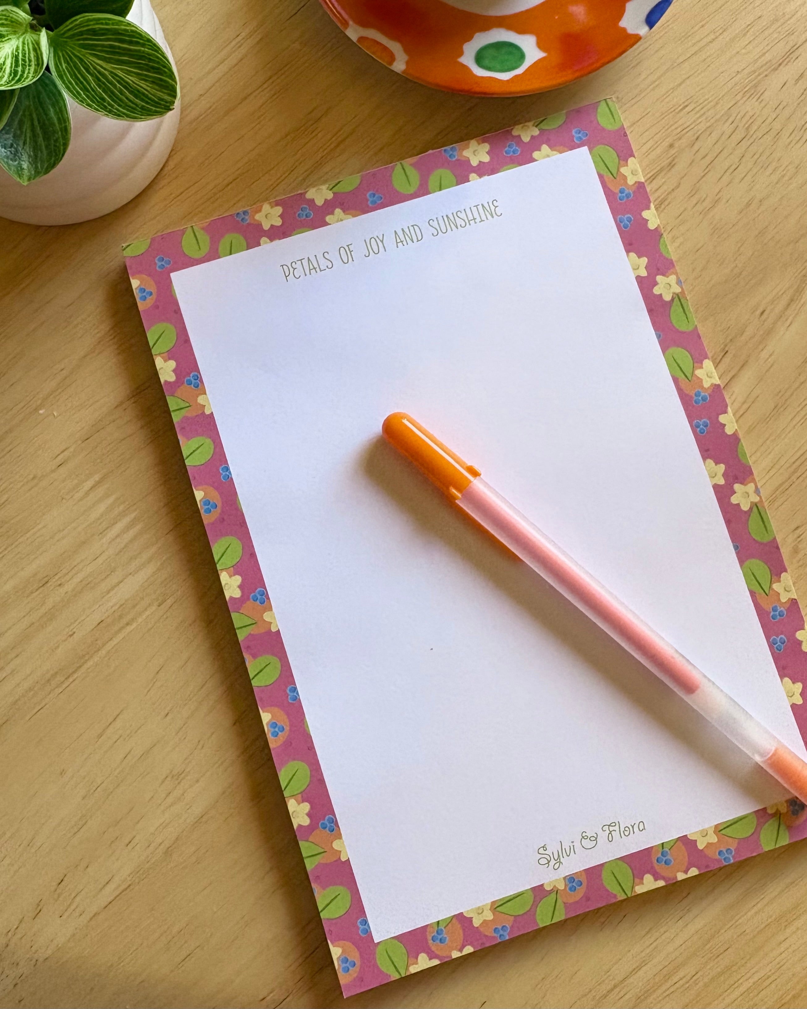 A5 Notepad, 4 designs