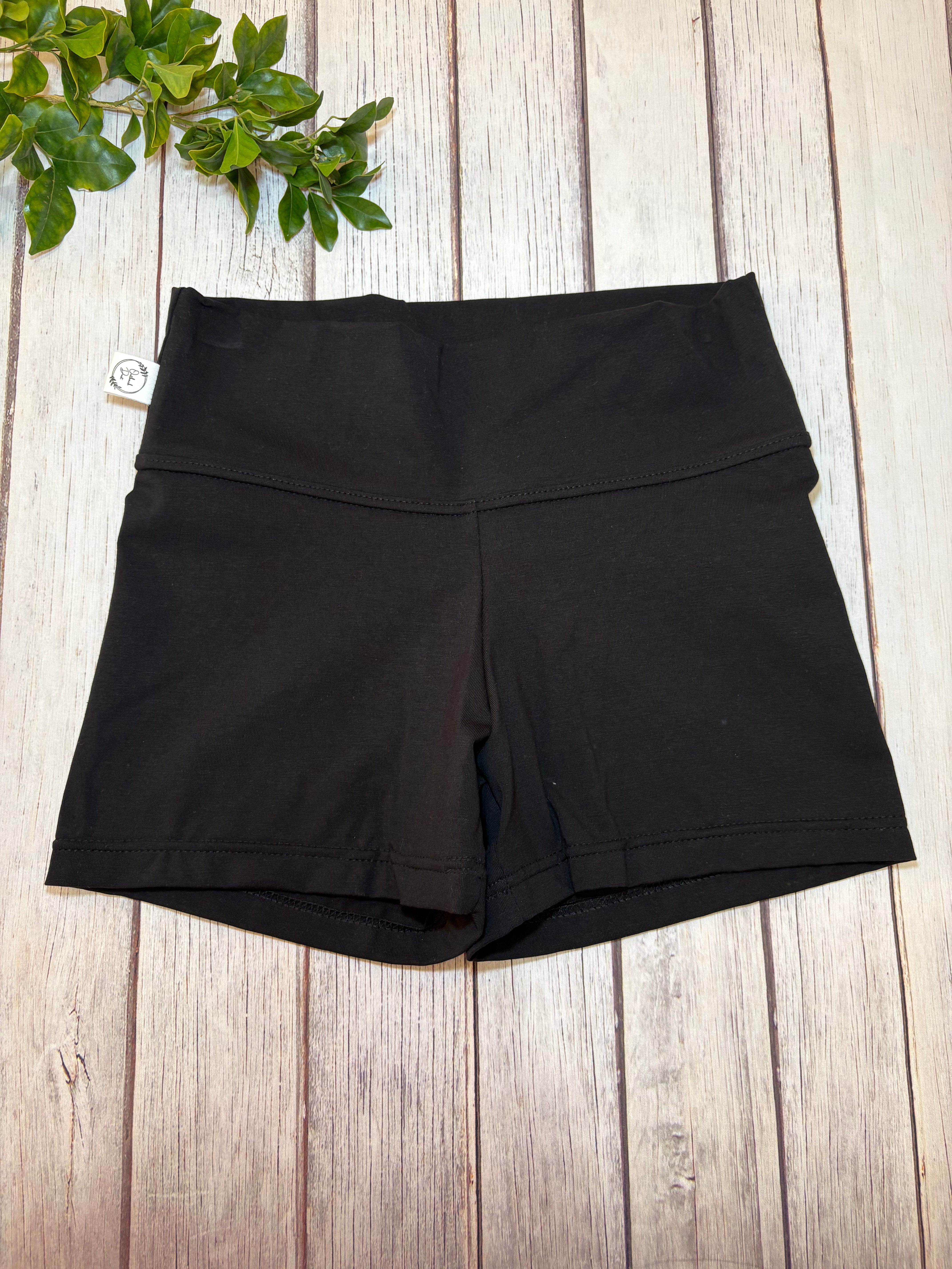 Women's Black Active Shorts- Size 12