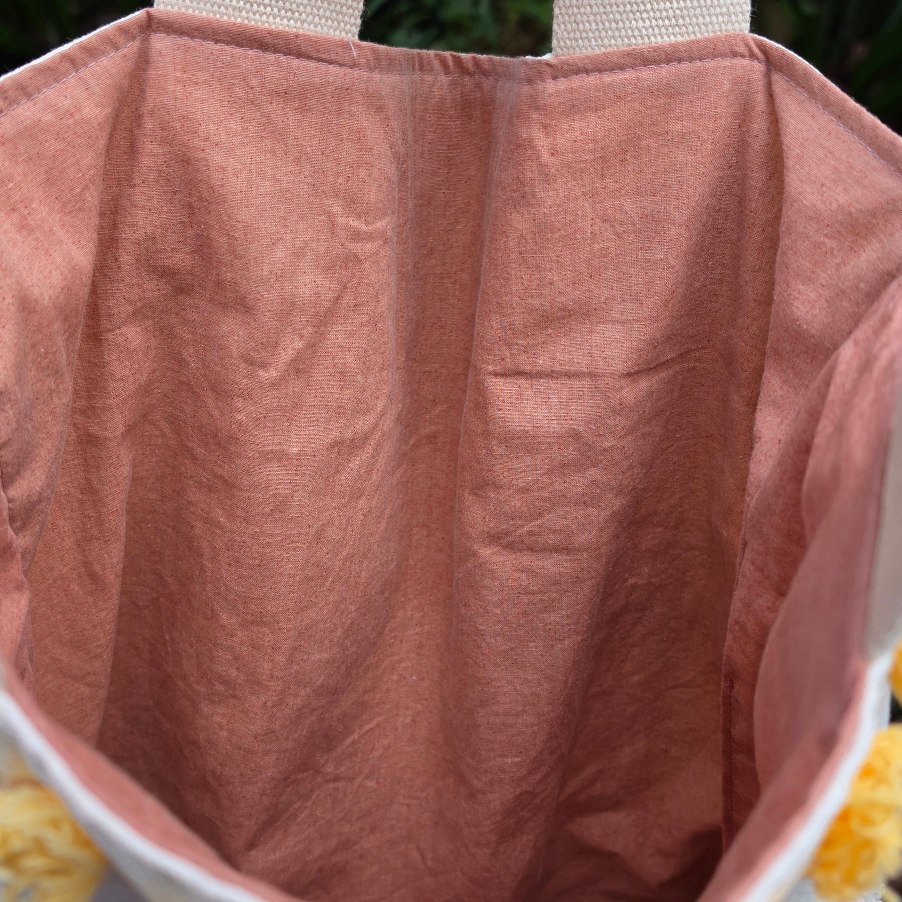 Retro-style Upcycled Tote Bag Handmade from Thrifted European Pillowcases
