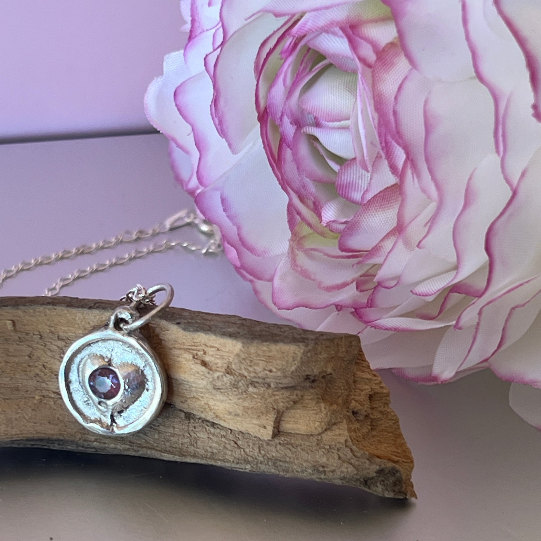 “My Heart” - Amethyst Pendant