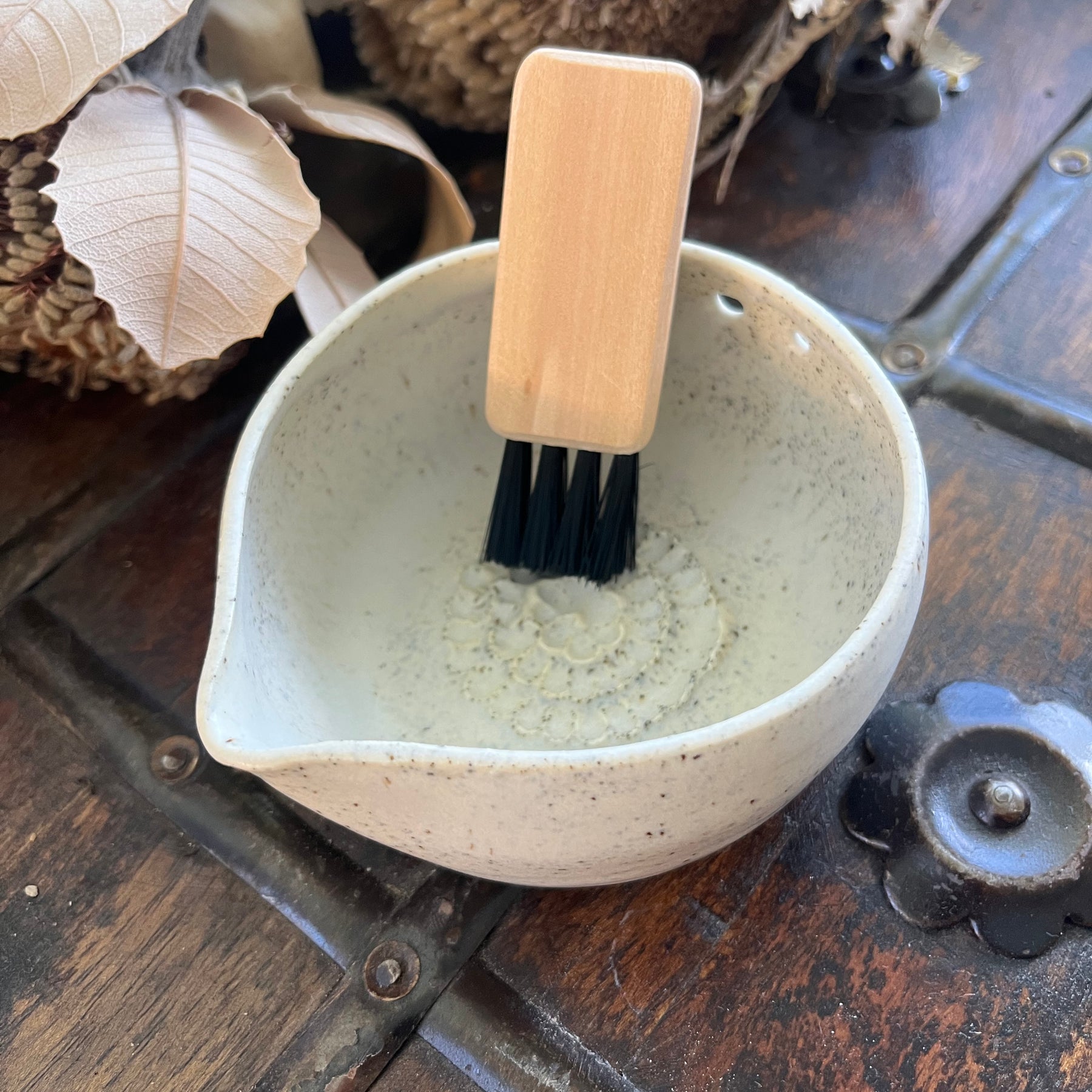 Ceramic grater -  Herb & Dressing Bowl