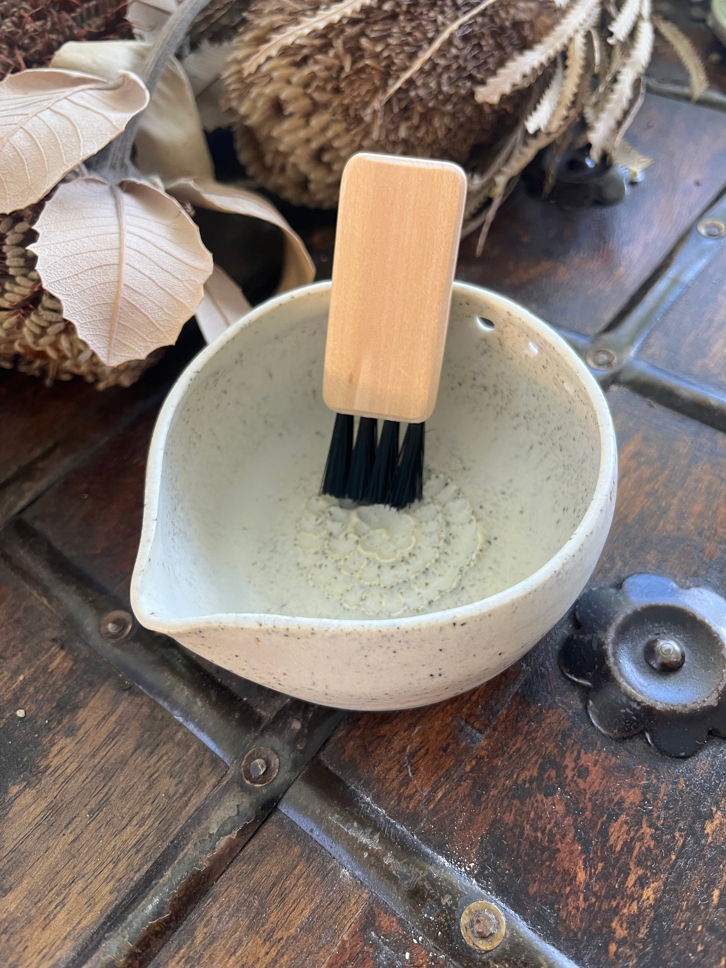 Ceramic grater -  Herb & Dressing Bowl