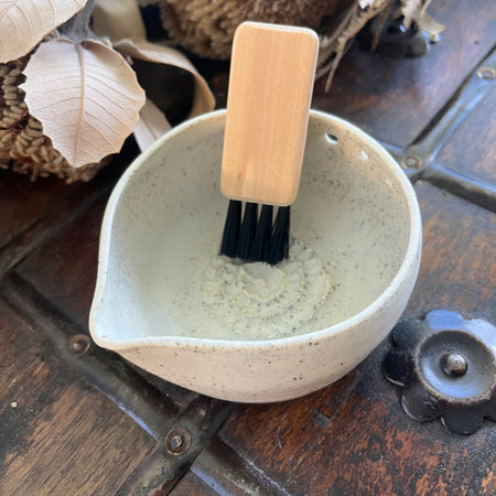 Ceramic grater -  Herb & Dressing Bowl