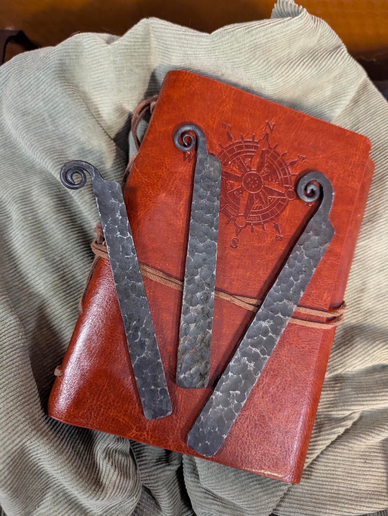 Spiral Bookmark – Hand Forged Steel Bookmark