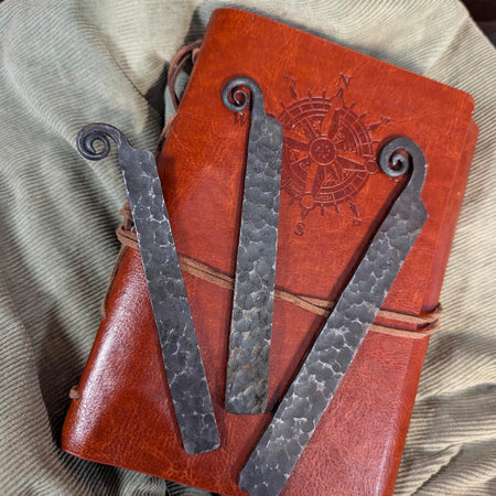 Spiral Bookmark – Hand Forged Steel Bookmark