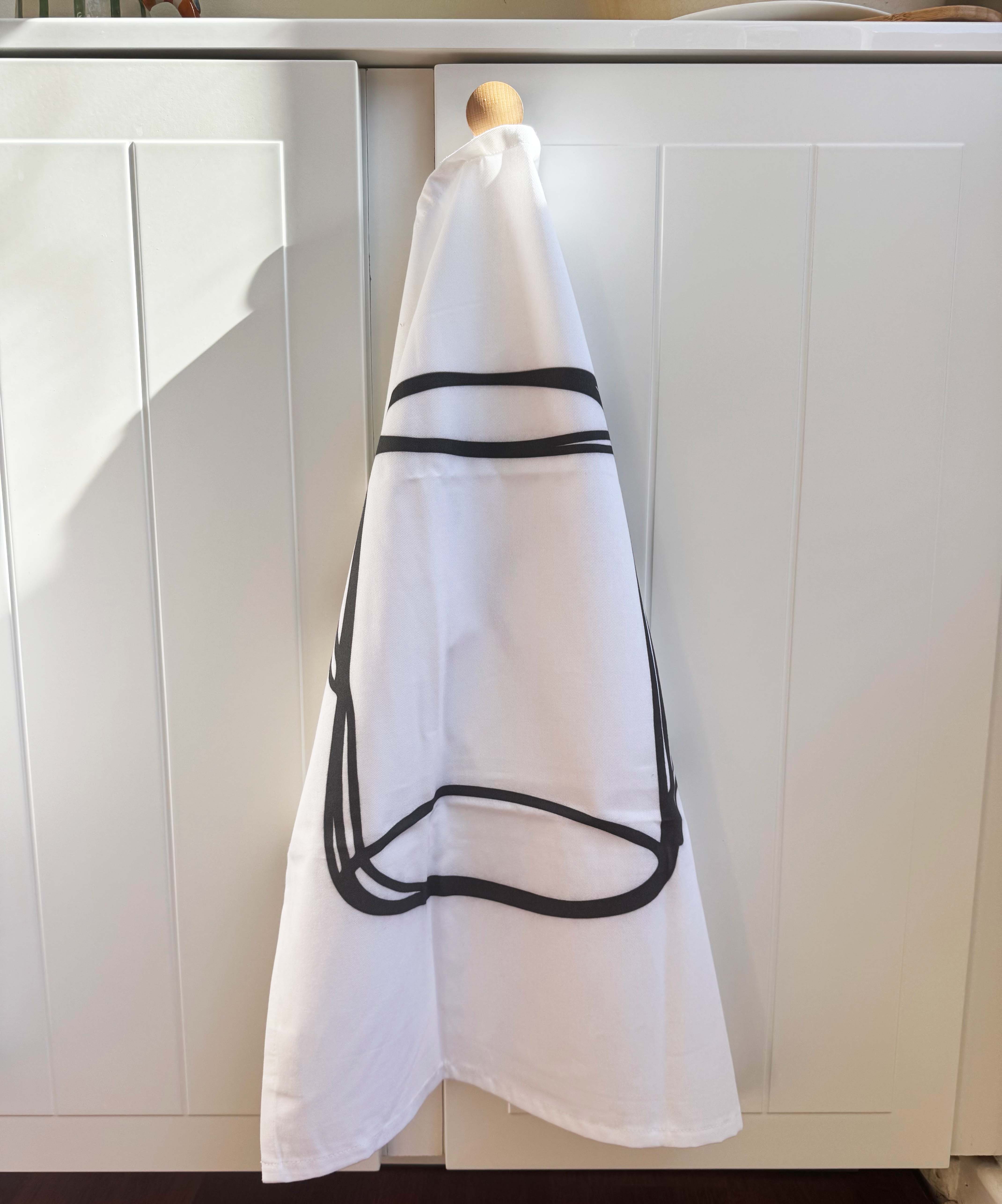 Artist Designed Tea Towel - 100% Organic Cotton. Kitchen Study No. 1