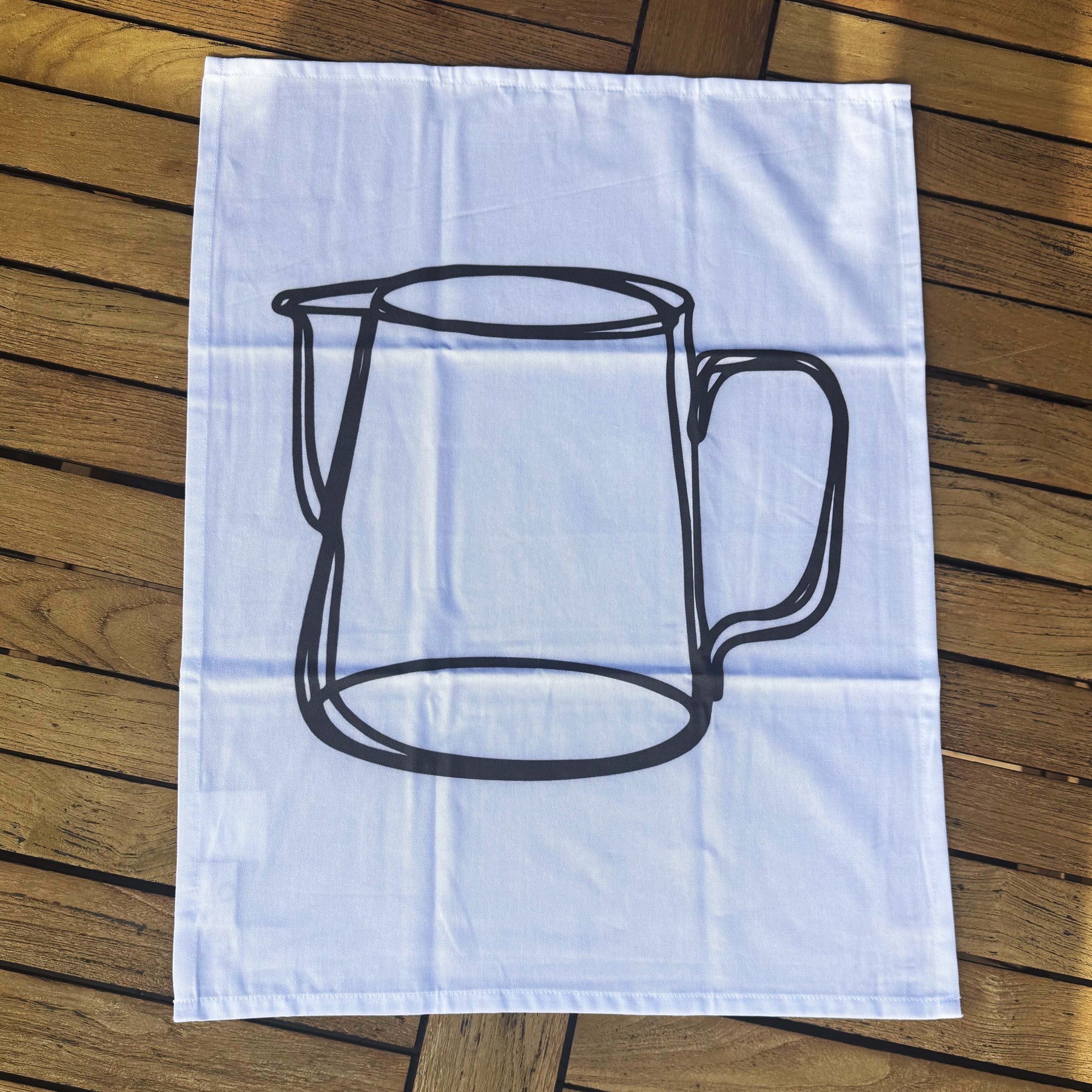 Artist Designed Tea Towel - 100% Organic Cotton. Kitchen Study No. 1