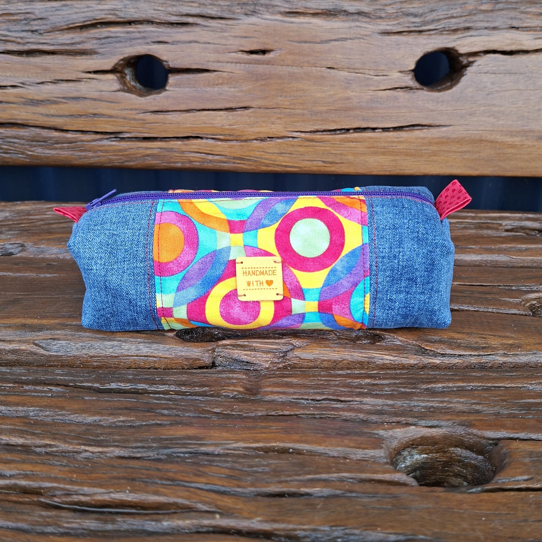 Recycled Denim Pencil Case