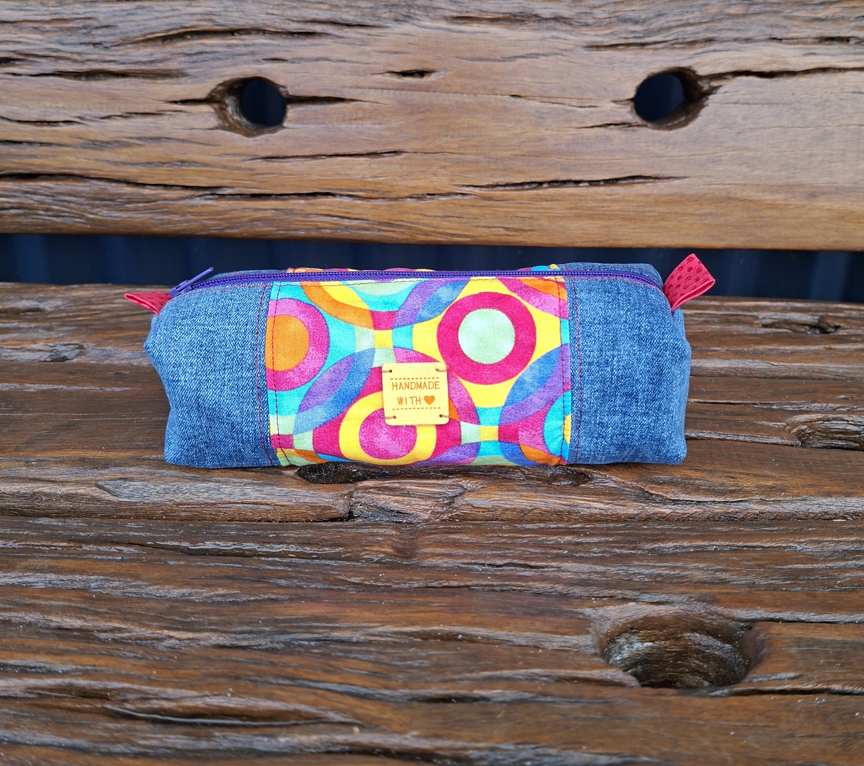 Recycled Denim Pencil Case