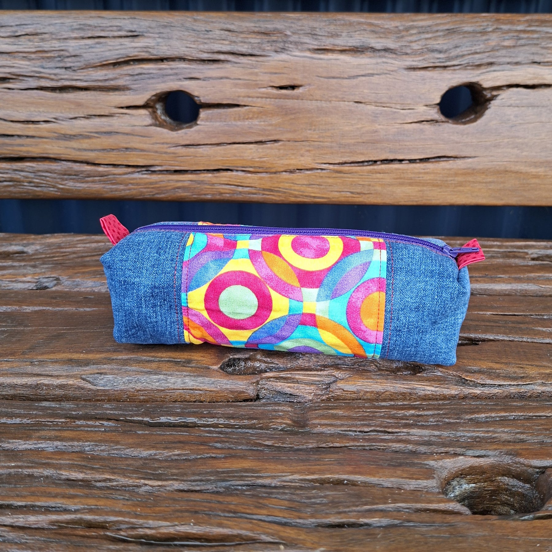 Recycled Denim Pencil Case