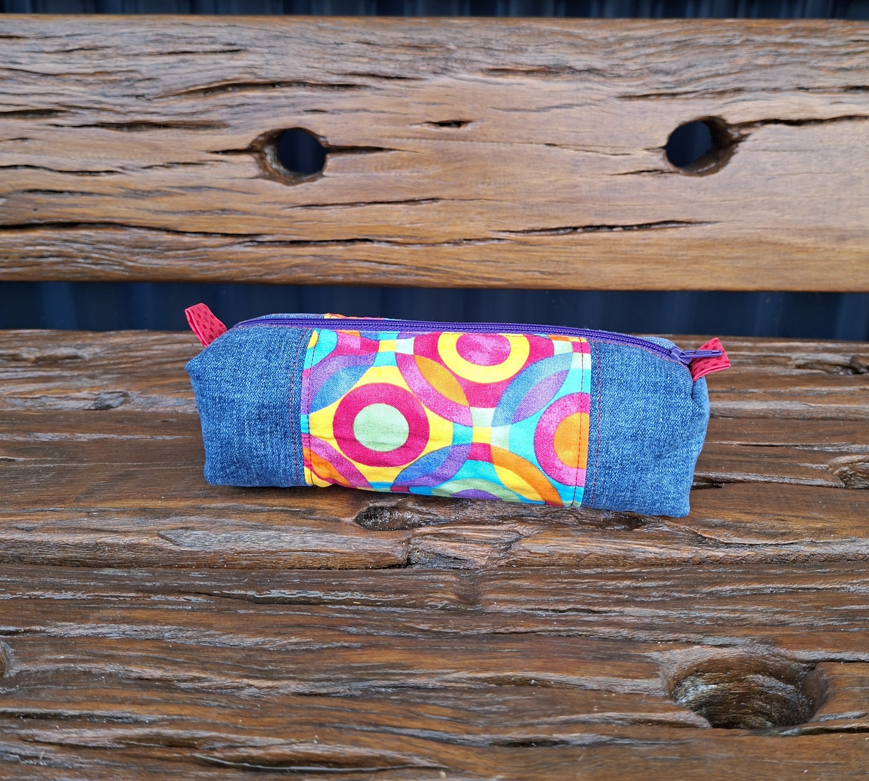 Recycled Denim Pencil Case