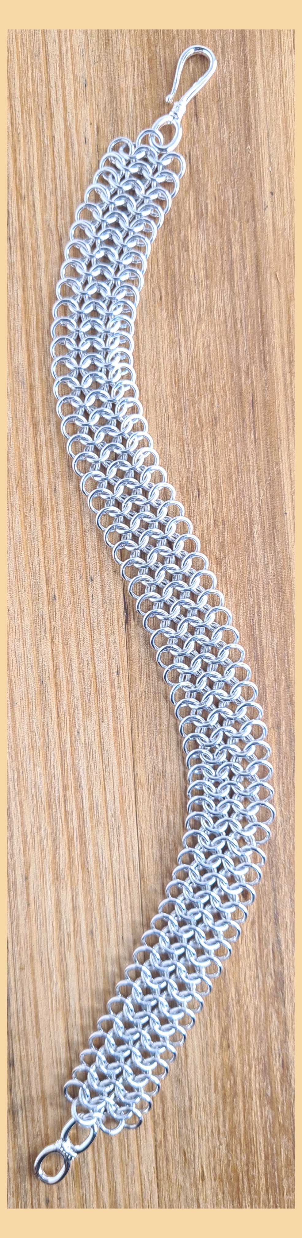 Chainmaille European 4 in 1 Weave Bracelet