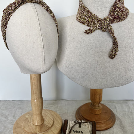 Handspun Crocheted Hair & Neck Ties