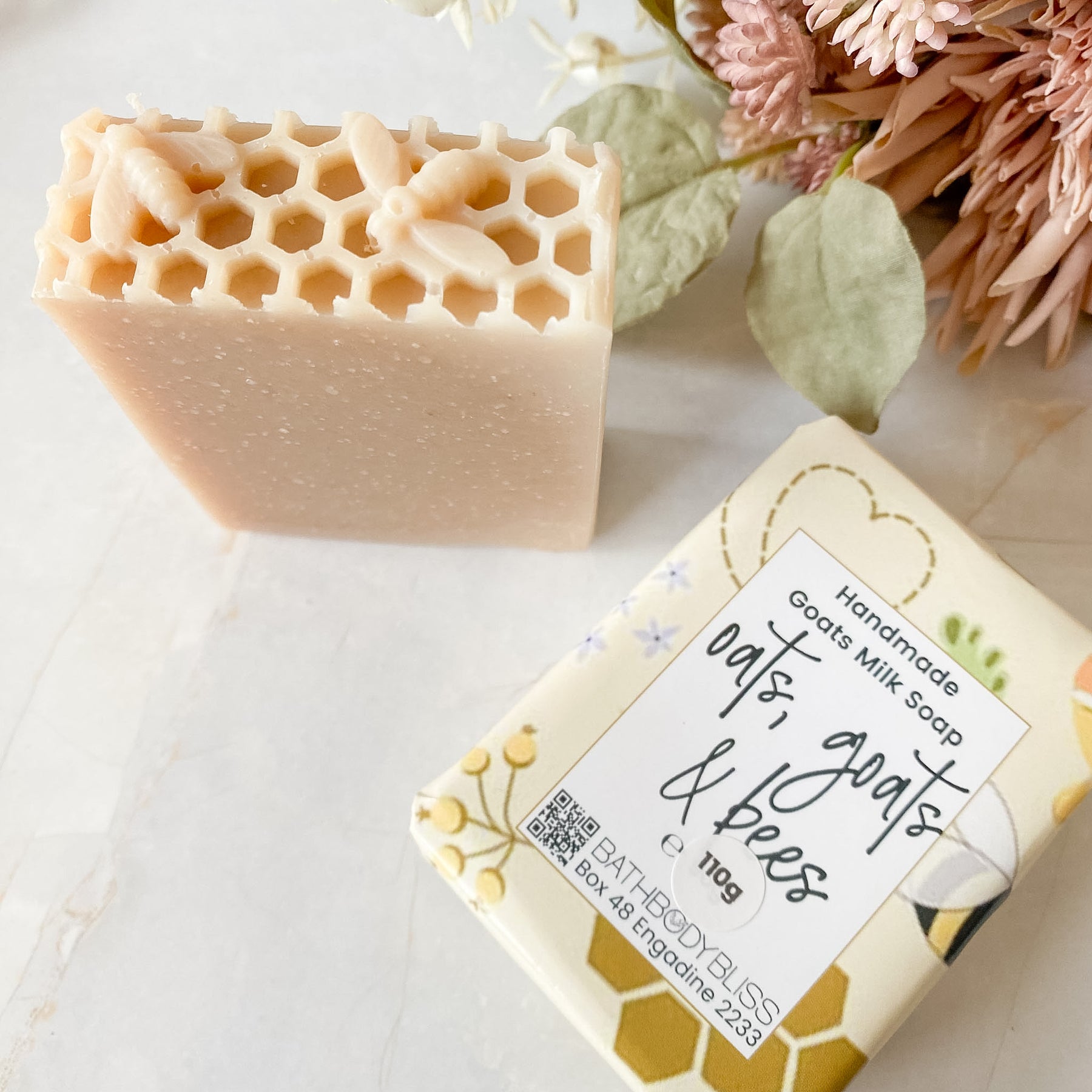 Oats Goats & Bees Handmade Soap, Goatsmilk Soap, Scented Soap