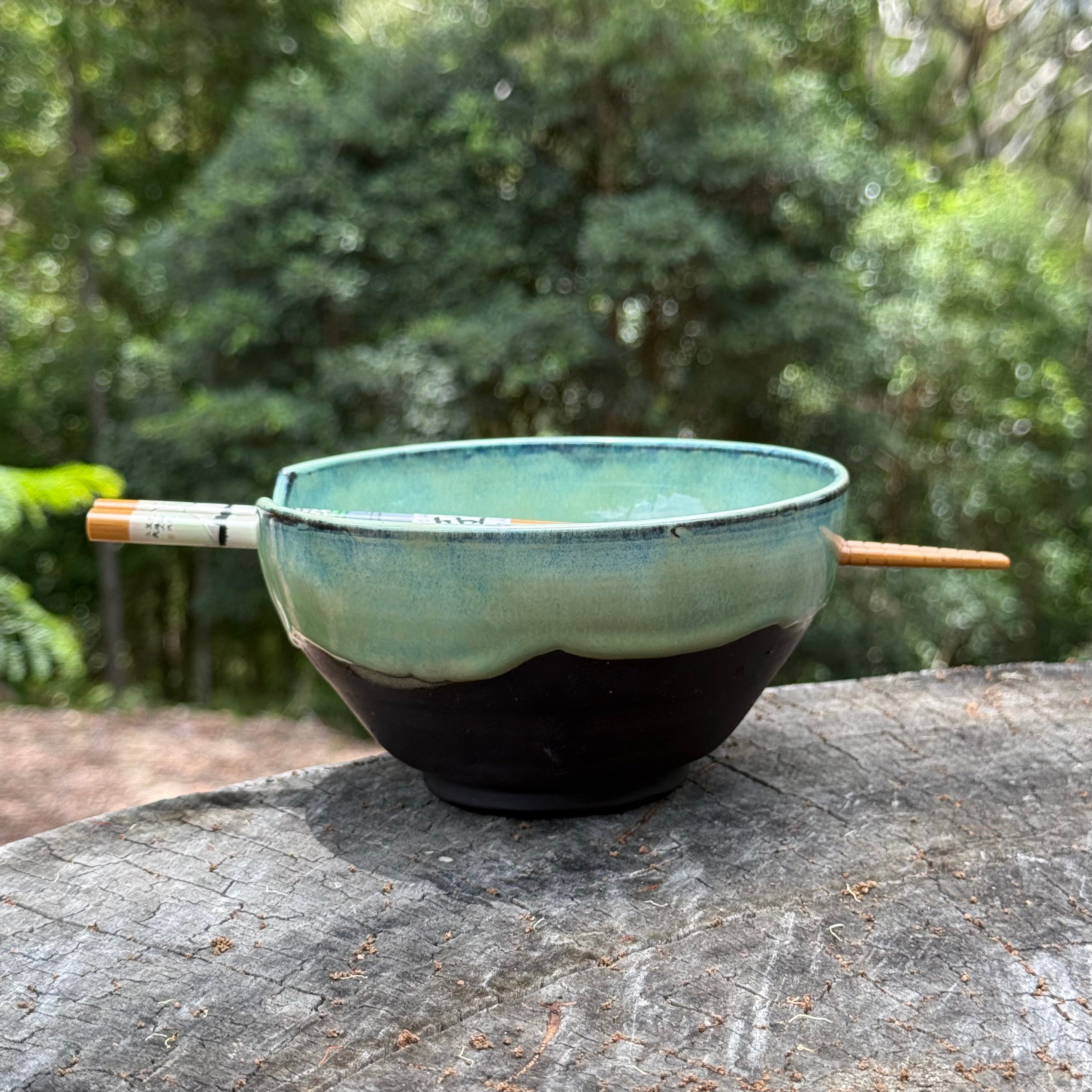 Donburi Bowl with Chopsticks | Wheel Thrown Pottery