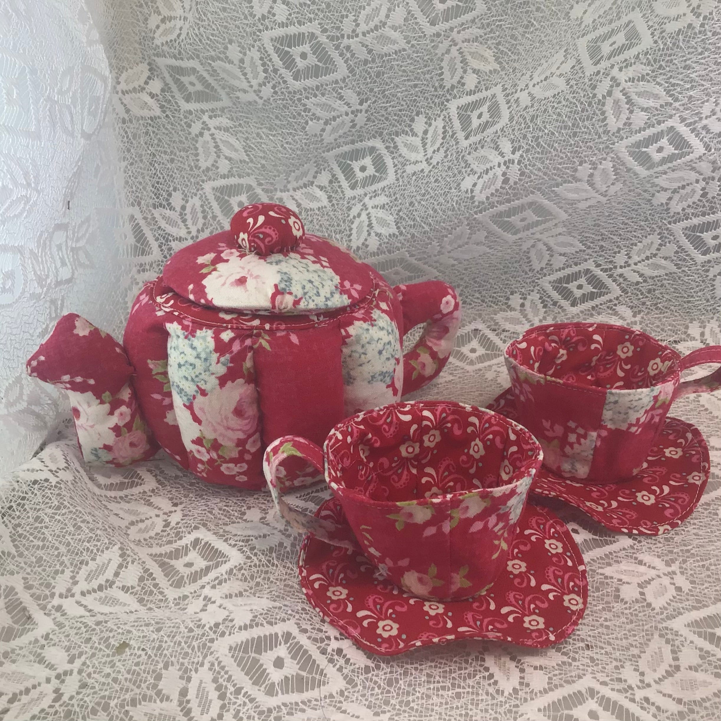 My First Teaset  TildaRed floral