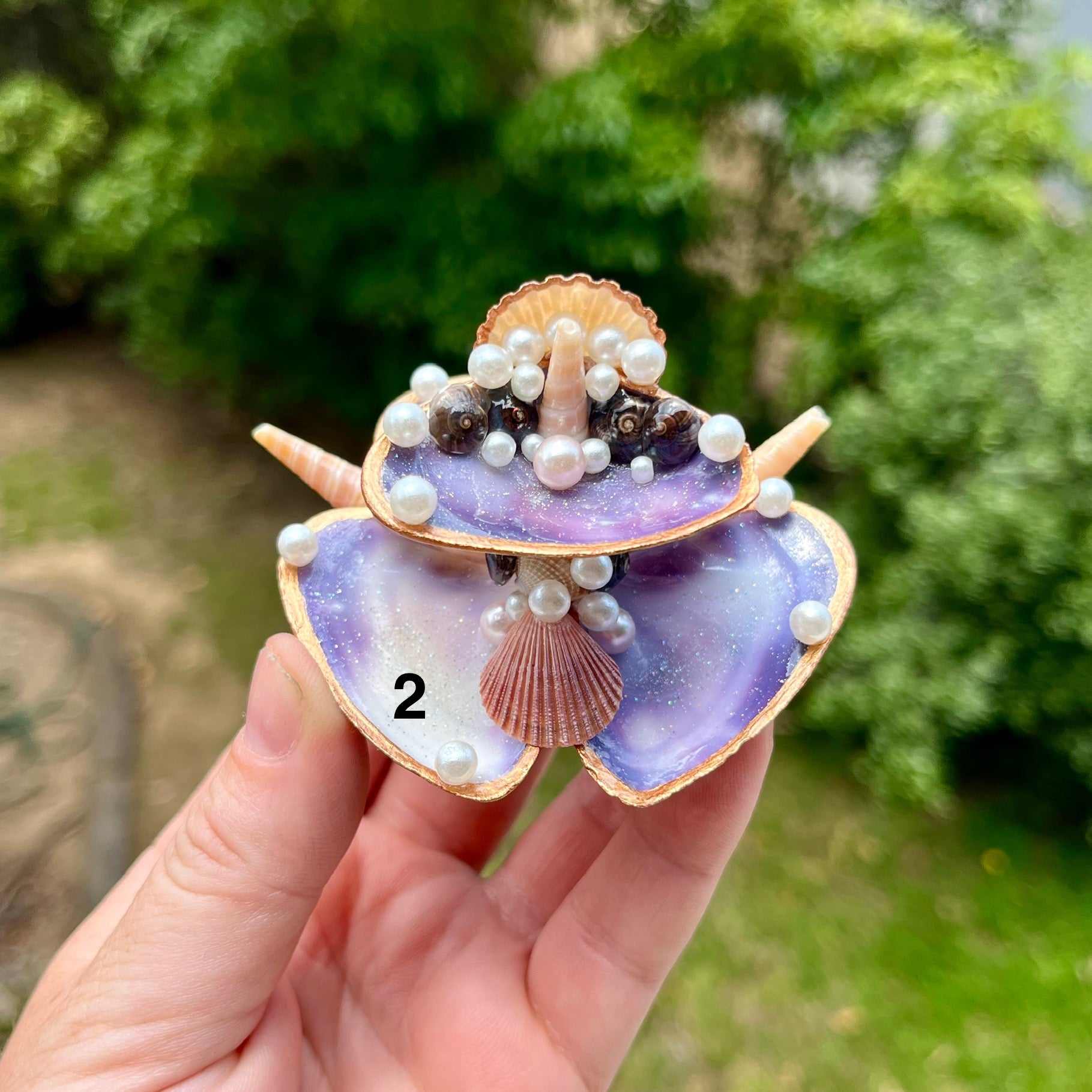 Mini Shell Mermaid Vanity Trays