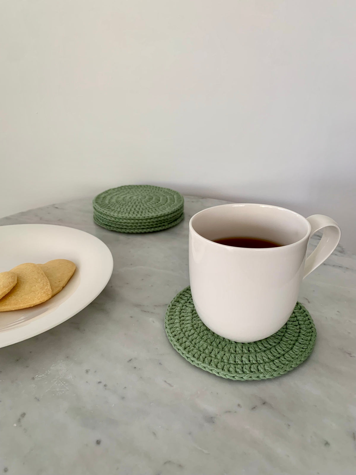 Round Crochet Coasters