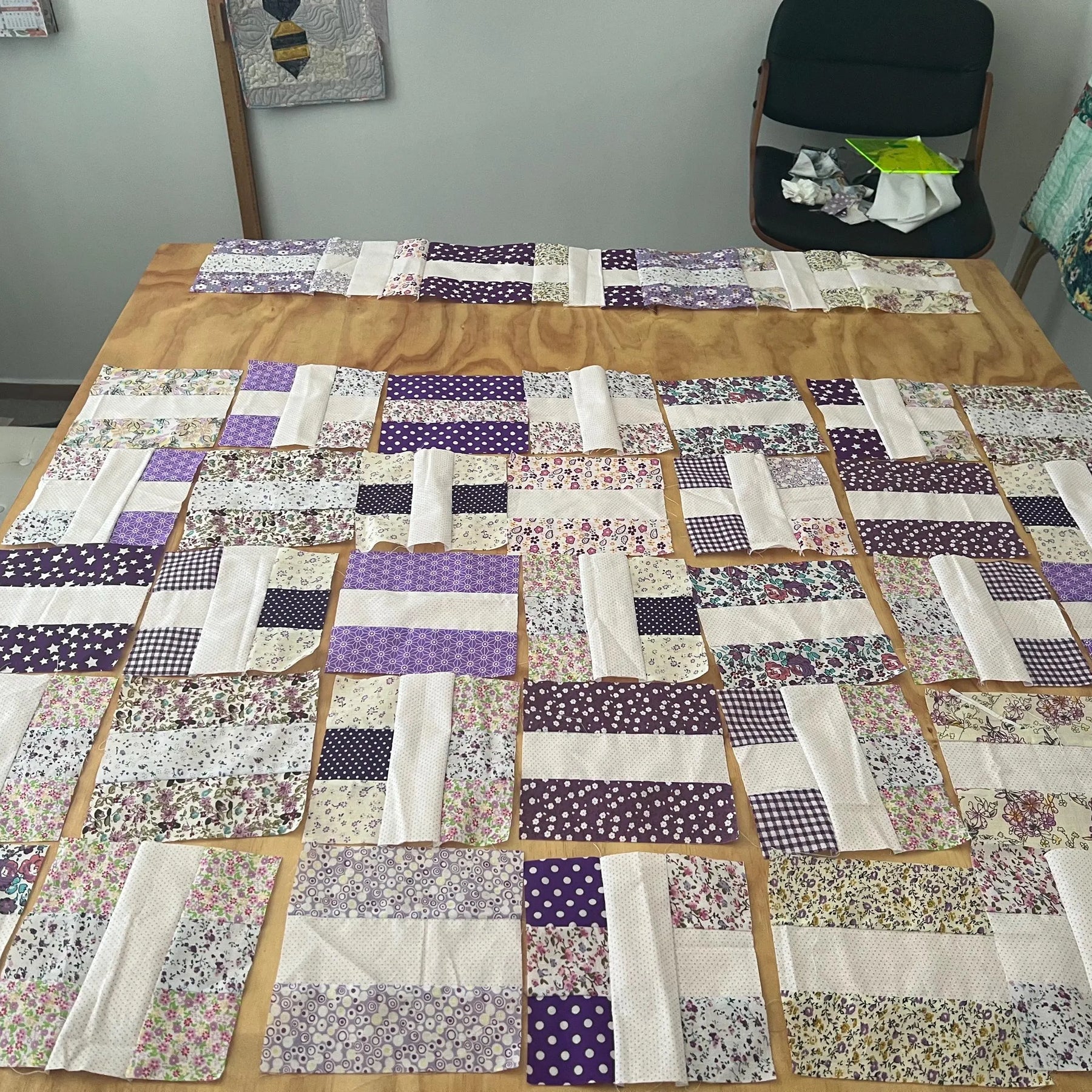 Easy Patchwork Baby Boy Baby Girl Quilt Pattern: Reversible 41" DIY (PDF)