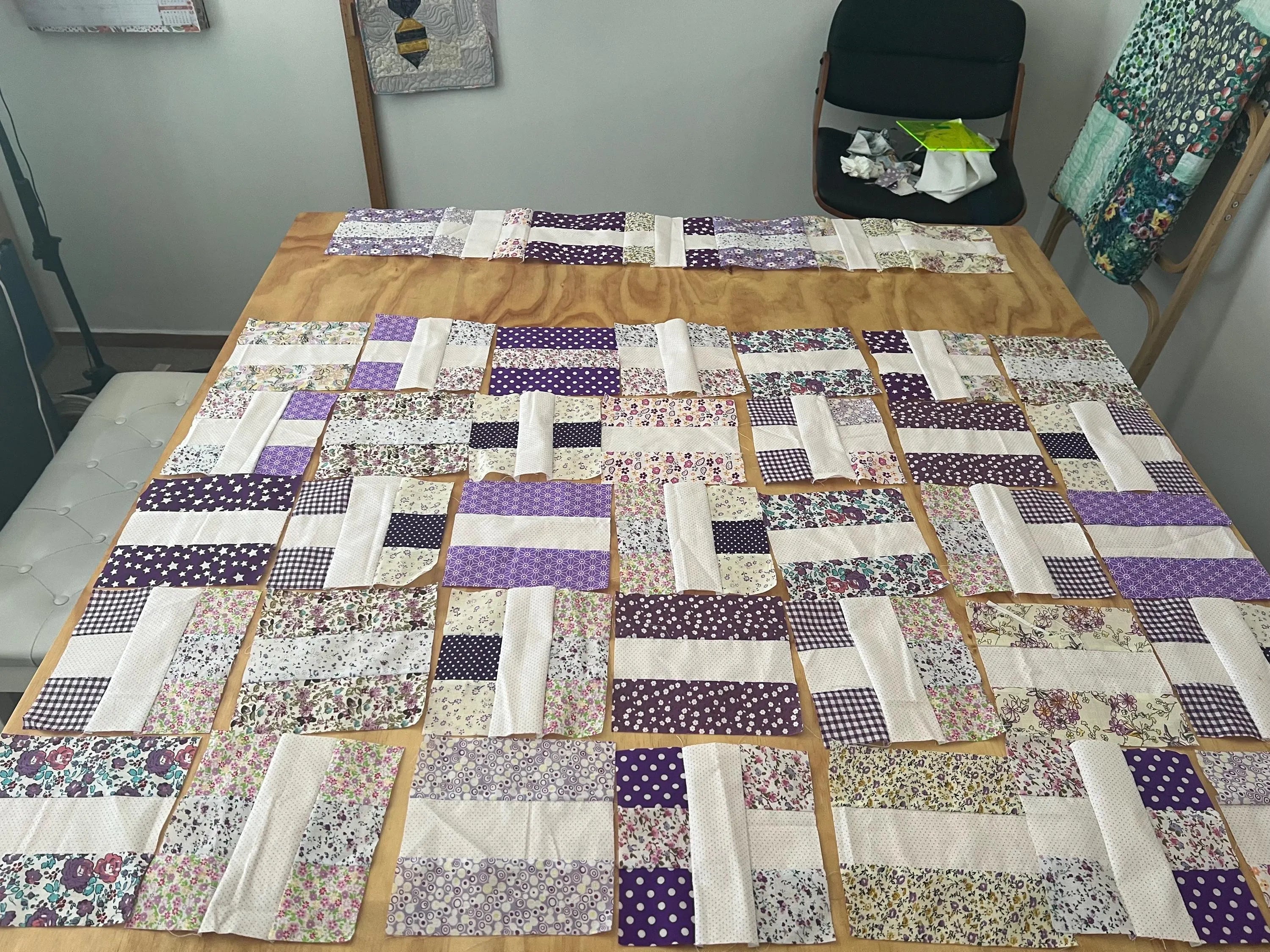 Easy Patchwork Baby Boy Baby Girl Quilt Pattern: Reversible 41" DIY (PDF)