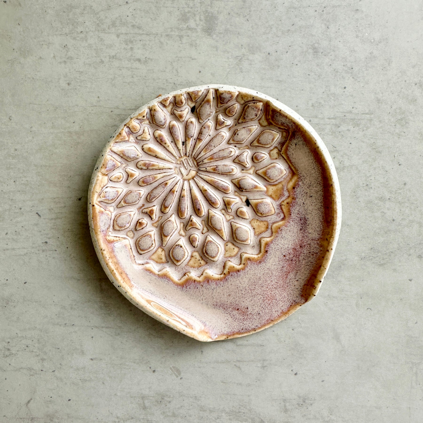 'BEST TEAS' TEABAG RESTS I White Speckled Clay