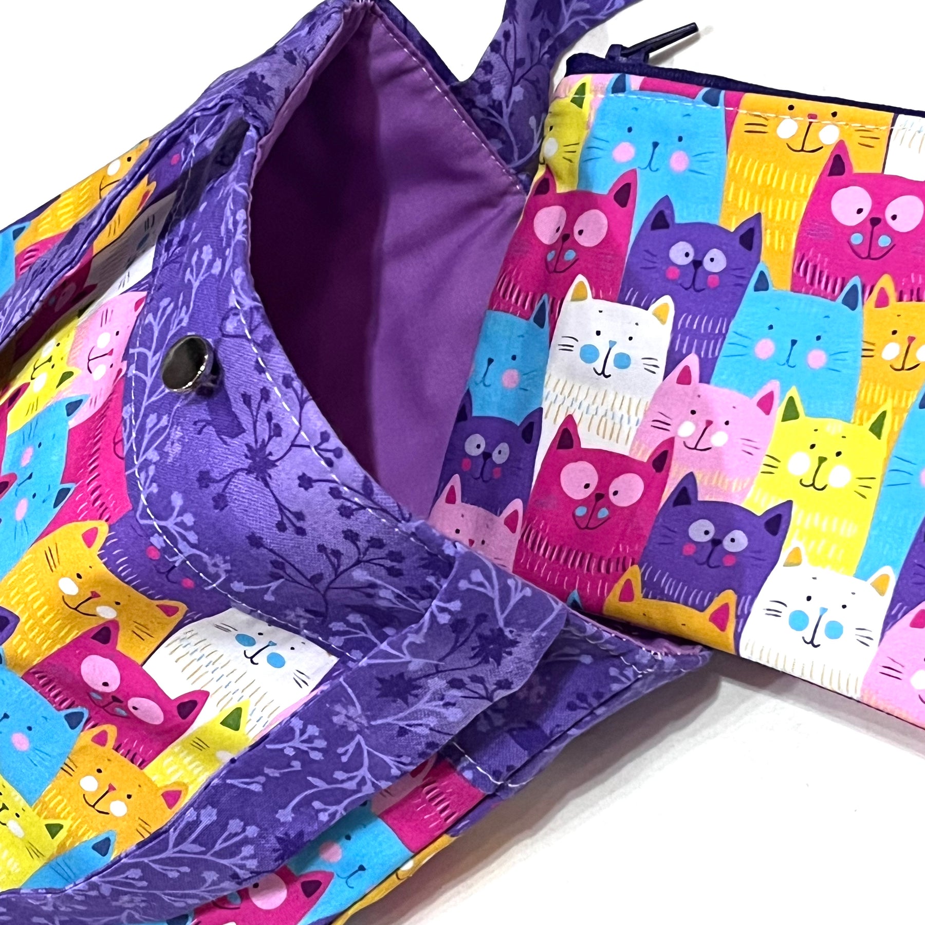 Cats handbag and purse