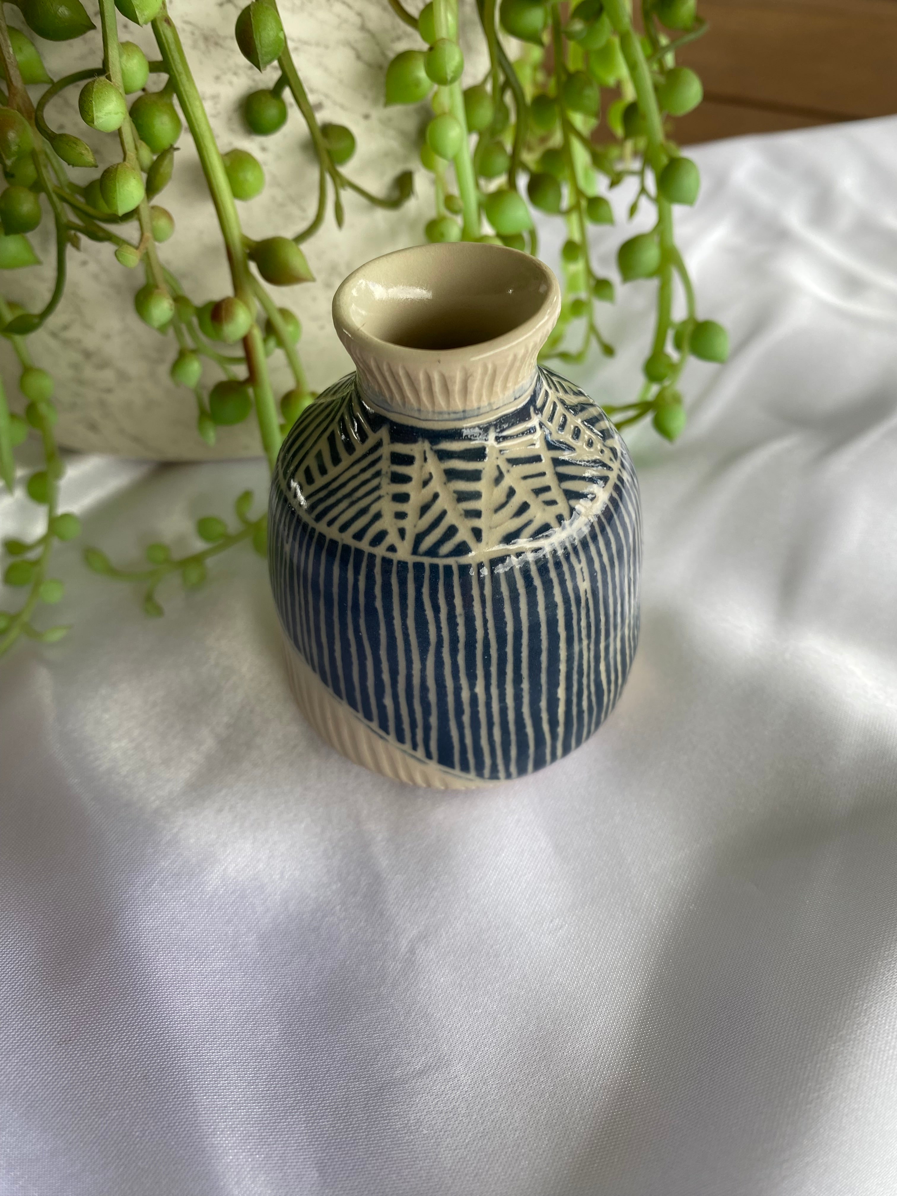 Handmade Ceramic Bud Vase|Handmade Pottery