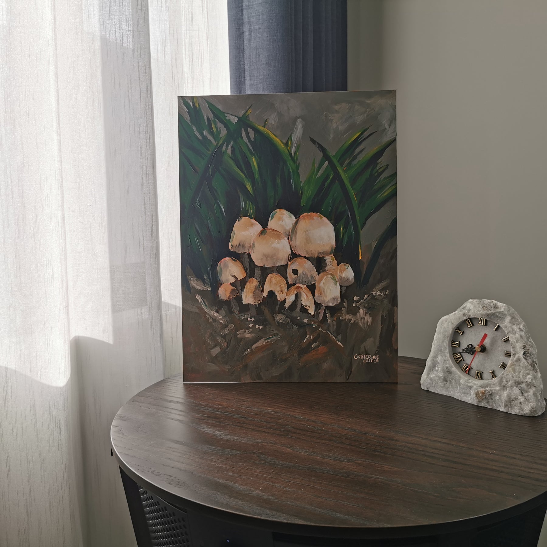 Mushroom Hideaway - Original Art Painting