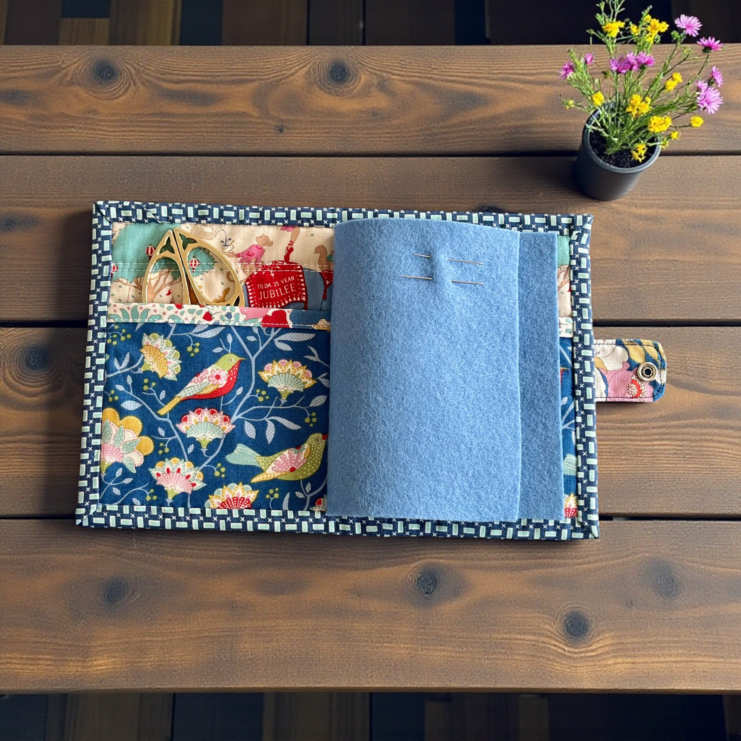 Handmade Tilda Jubilee Patchwork Needlebook