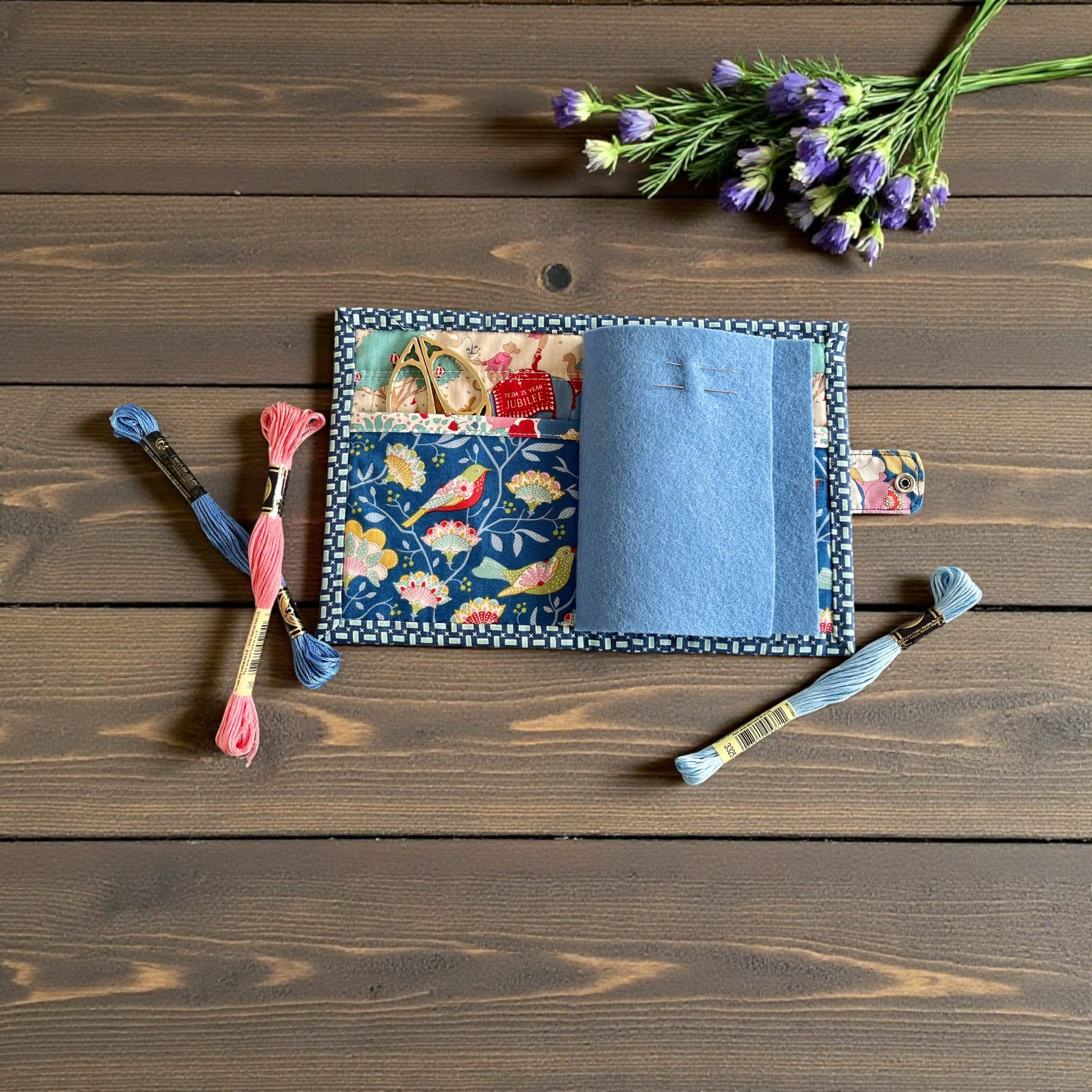 Handmade Tilda Jubilee Patchwork Needlebook