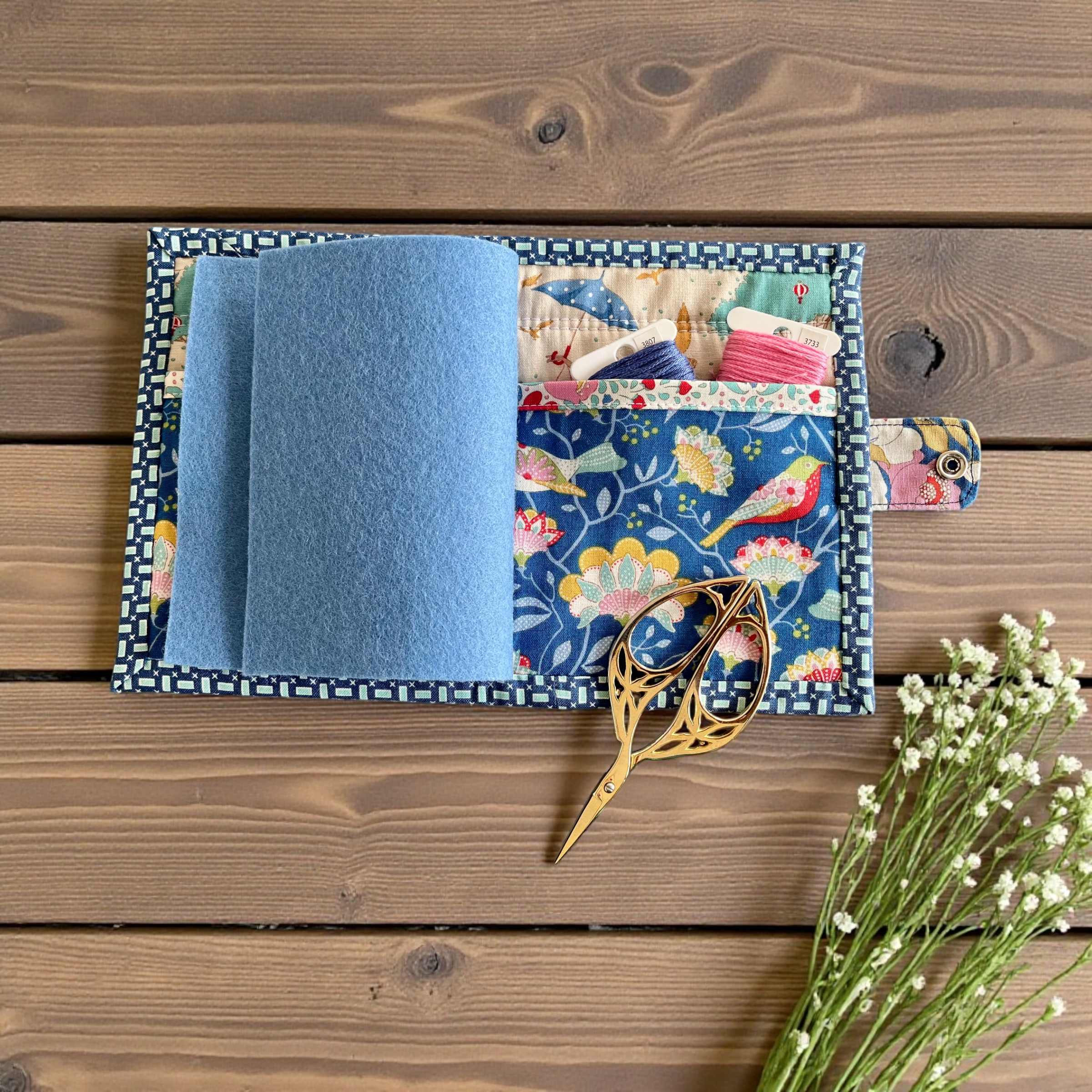 Handmade Tilda Jubilee Patchwork Needlebook