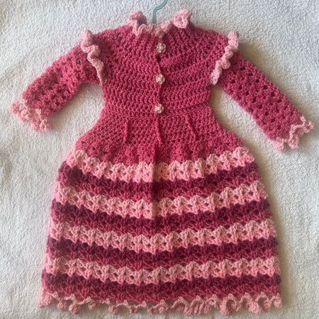 Pink Long Sleeve Size 000 Dress