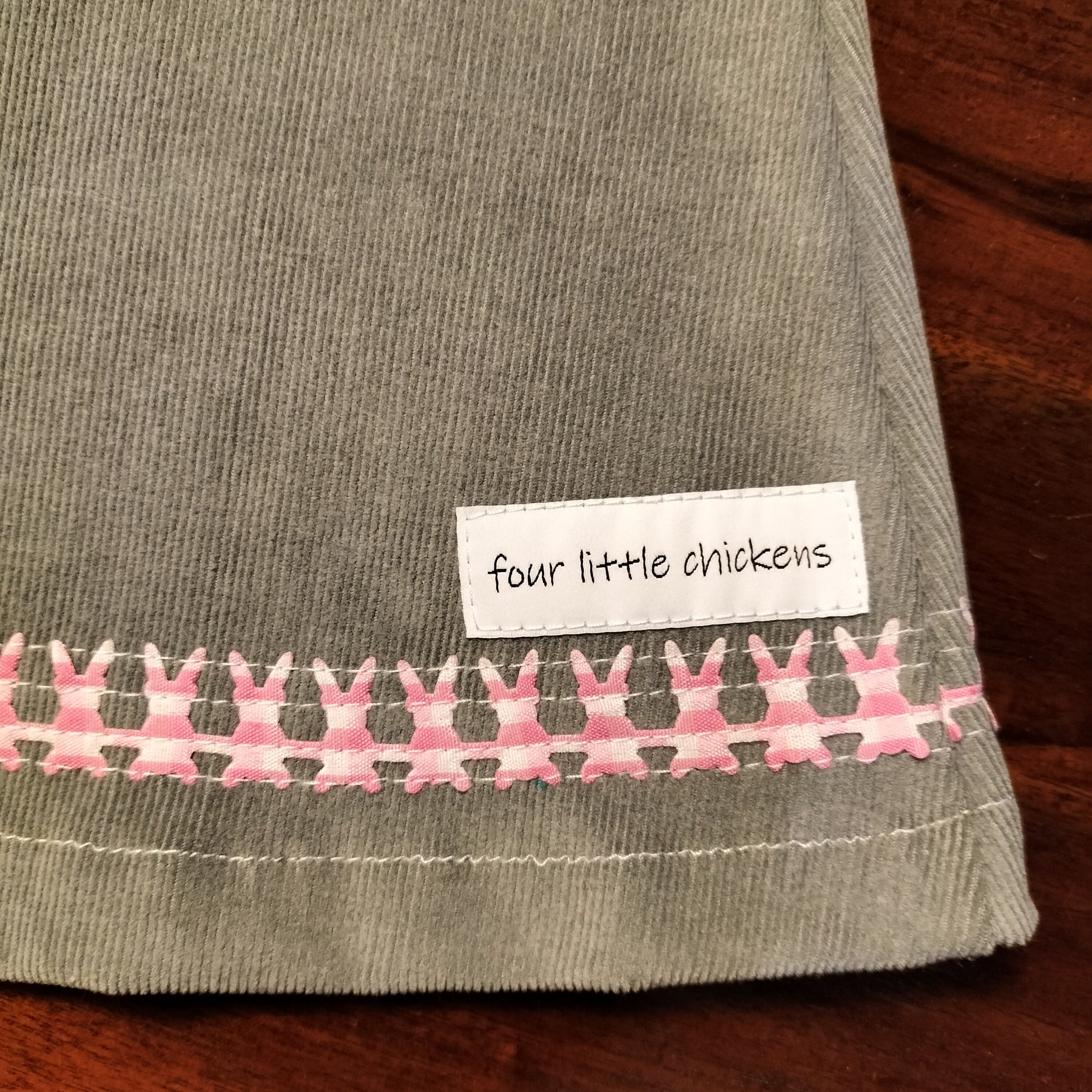 PINWALE CORD PINAFORE