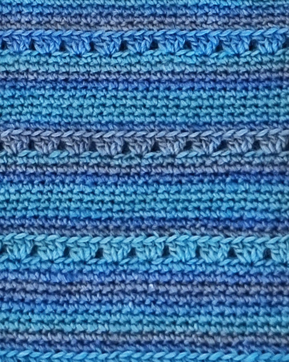 Crochet bag - Beach Blue