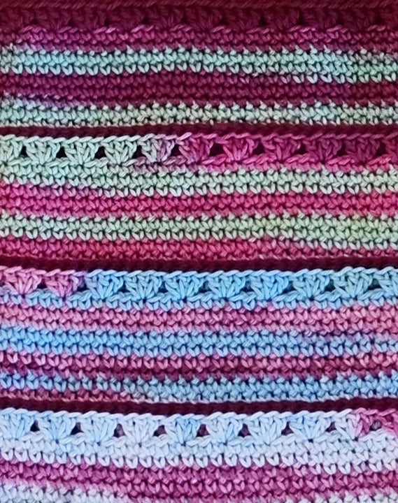Crochet bag - Cherry-Watermelon