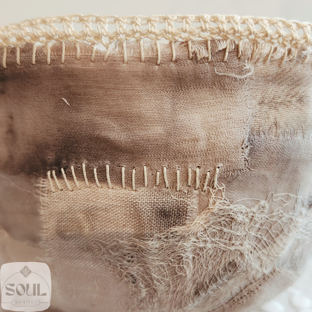 Textile Art Bowl – Natural & Earthy (6)
