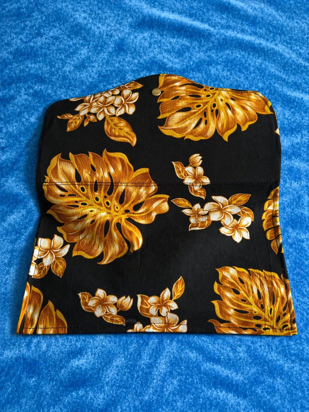 Black & Gold Elegant Handmade Evening Clutch